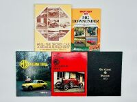 MG: Five hardcover books on MG [Location: Sydney]