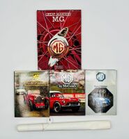 MG: Four hardcover books on MG together with a poster [Location: Sydney]
