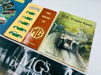 MG: Four hardcover books on MG together with a poster [Location: Sydney] - 3