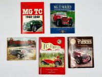 MG: Five books featuring the MG T Series [Location: Sydney]