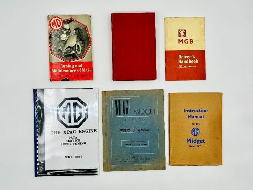 MG: Six manuals for various MG models. [Location: Sydney]