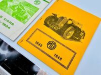 MG: Four compilations of road tests and magazine articles from 1929 to 1951 together with a poster of a J3/4 [Location: Sydney] - 3