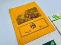 MG: Four compilations of road tests and magazine articles from 1929 to 1951 together with a poster of a J3/4 [Location: Sydney] - 5