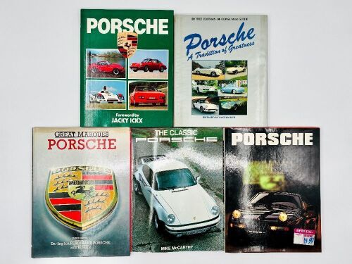 212 · PORSCHE: Five hardcover books featuring Porsche [Location: Sydney]