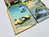 CLASSIC CARS: Four books including 'Performance Cars Down Under' by Timothy Hall, 'The World on Wheels' by John Gunn & Barry Brown, 'Graffiti Classic Auto Review' and 'Torque' by Peter Wherrett [Location: Sydney] - 4