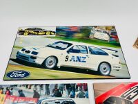 MOTORSPORT: Five photos mounted on board of various forms of motorsport and a framed photo of an HRT V8 Supercar [Location: Sydney] - 4