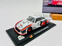 PORSCHE: Two 1:43 scale models including a Porsche 956 by Vitesse and a Porsche 935 together with a a photo of a 956 mounted on board [Location: Sydney] - 3