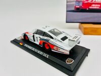 PORSCHE: Two 1:43 scale models including a Porsche 956 by Vitesse and a Porsche 935 together with a a photo of a 956 mounted on board [Location: Sydney] - 4