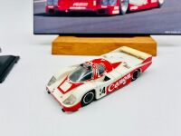 PORSCHE: Two 1:43 scale models including a Porsche 956 by Vitesse and a Porsche 935 together with a a photo of a 956 mounted on board [Location: Sydney] - 5