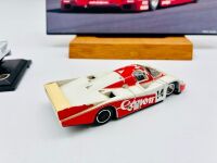 PORSCHE: Two 1:43 scale models including a Porsche 956 by Vitesse and a Porsche 935 together with a a photo of a 956 mounted on board [Location: Sydney] - 6