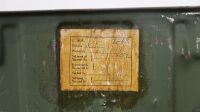 CHEST: An ammunition and or explosives chest, 58cm wide, 26cm deep, 24cm high - 4