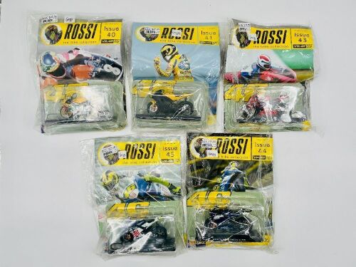 223 · ROSSI THE BIKE COLLECTION: Five issues (40, 41, 43, 44, 45) of 'Rossi: The Bike Collection' with models [Location: Sydney]