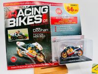 MOTOGP: Three MotoGP 1:18 scale models including Issue number 1 of 'Racing Bikes' with a 1:18 scale Honda NSR500, a 1:18 scale Yamaha YZR-M1 and a Maisto 1:18 scale Ducati Desmosedici GP [Location: Sydney] - 2