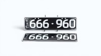 Victorian Numeric Plates | 666.690