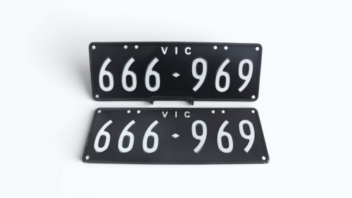 9 · Victorian Numeric Plates | 666.969