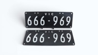 Victorian Numeric Plates | 666.969