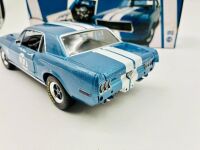 FORD MUSTANG: A 1:18 scale Greenlight Collectibles model of the 1968 Ford Mustang driven by Bill Maier complete with original packaging [Location: Sydney] - 10