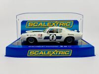 CHEVROLET CAMARO: A 1:32 scale slot car by Scalextric of the Chevrolet Camaro Trans-Am driven by Jim Hall and Vic Elford in the 1970 Trans-Am season [Location: Sydney]