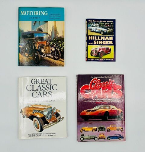 216a · CLASSIC CARS: Four hardcover books featuring classic cars [Location: Sydney]