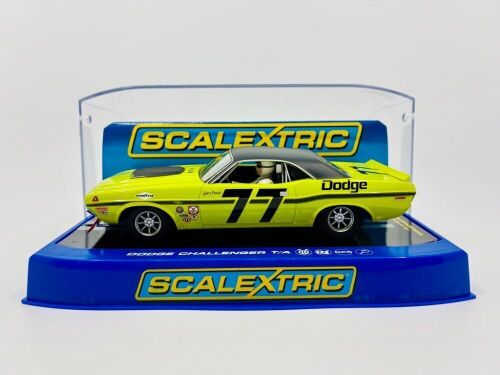 236 · DODGE CHALLENGER: A 1:32 scale slot car by Scalextric of the Dodge Challenger Trans-Am driven by Sam Posey in the 1970 Trans-Am season [Location: Sydney]