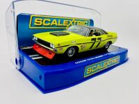DODGE CHALLENGER: A 1:32 scale slot car by Scalextric of the Dodge Challenger Trans-Am driven by Sam Posey in the 1970 Trans-Am season [Location: Sydney] - 2