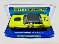DODGE CHALLENGER: A 1:32 scale slot car by Scalextric of the Dodge Challenger Trans-Am driven by Sam Posey in the 1970 Trans-Am season [Location: Sydney] - 4