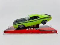PLYMOUTH CUDA: A 1:32 scale slot car by SCX of the Plymouth AAR Cuda. [Location: Sydney]