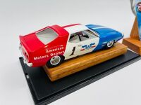 AMC JAVELIN: A 1:24 scale AMC Javelin slot car (unknown brand) with a 1:64 scale Hot Wheels model [Location: Sydney] - 5