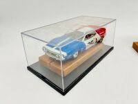 AMC JAVELIN: A 1:24 scale AMC Javelin slot car (unknown brand) with a 1:64 scale Hot Wheels model [Location: Sydney] - 6