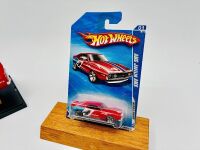 AMC JAVELIN: A 1:24 scale AMC Javelin slot car (unknown brand) with a 1:64 scale Hot Wheels model [Location: Sydney] - 7