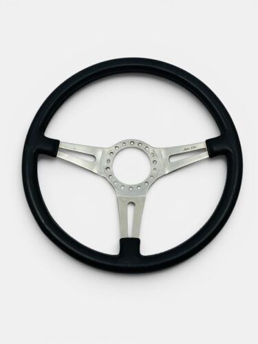 429 · MOTO-LITA STEERING WHEEL: An original leather rimmed 350mm steering wheel