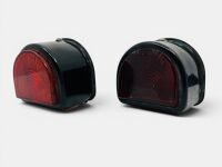 LUCAS ST-51 STOP LAMPS: A pair of Lucas ST-51 'D' stop lamps