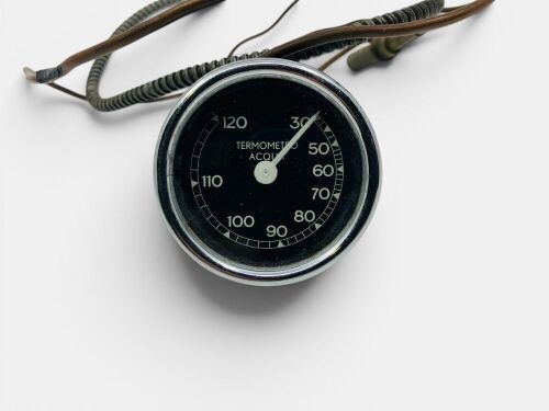 WATER TEMPERATURE GAUGE: A Smith's 120-degree water temperature gauge