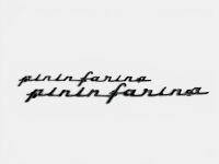 PININFARINA: A pair of chrome badges with mounts, approx. 17cm wide