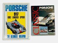 PORSCHE: Two hardcover books relating to Porsche