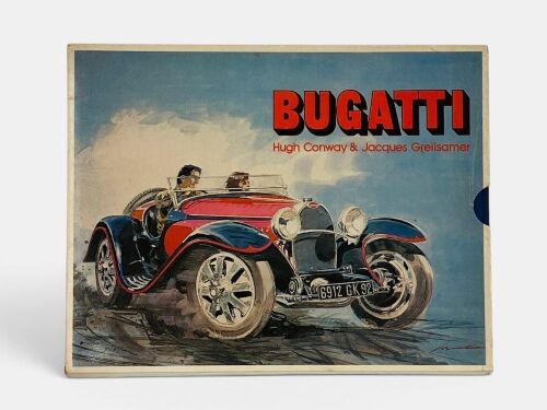 BUGATTI: A hardcover book in slipcase by Hugh Conway & Jacques Greilsamer