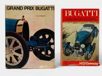 BUGATTI: Two hardcover books relating to Bugatti