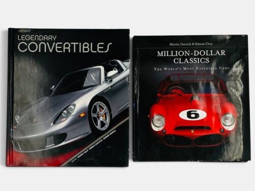 GENERAL MOTORING: Two hardcover books relating to classic cars and convertibles