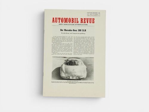 325 · MERCEDES-BENZ: A 16-page publication on the 300 SLR by Automobil Revue Sonderdruck Number 53, 12 December, 1956, German text