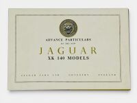 JAGUAR: A 4-page fold-out Sales Brochure covering the XK140 model by Jaguar Cars Ltd of Coventry, England