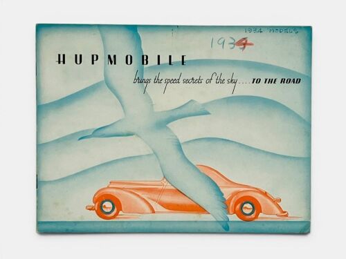HUPMOBILE: A 12-page colour Sales Brochure for the 1934 model range including Series 417, 427 and 421, published by International Distributors Ltd of London SW1