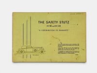 STUTZ: A 1933 Sales Brochure for "The Safety Stutz" Model SV-16 and DV-32
