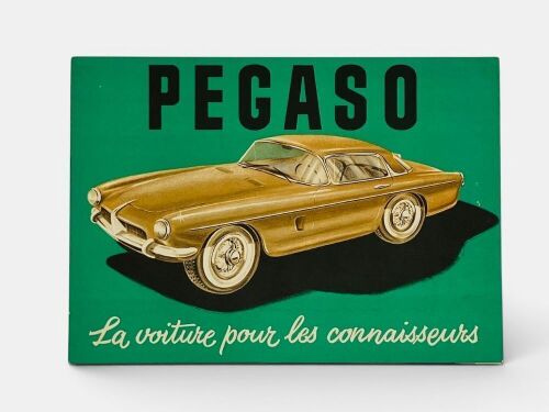 PEGASO: A colour single fold Sales Brochure for the Z-103, French text