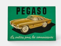 PEGASO: A colour single fold Sales Brochure for the Z-103, French text