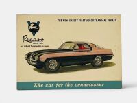 PEGASO: A colour single fold Sales Brochure for the Z-102 Thrill Berlinetta by Touring, English text