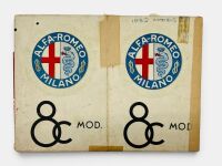 ALFA ROMEO: a fold-out colour brochure for the 1932 8C model