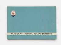 MASERATI: A Sales Brochure for the "2000" Gran Turismo, Italian text