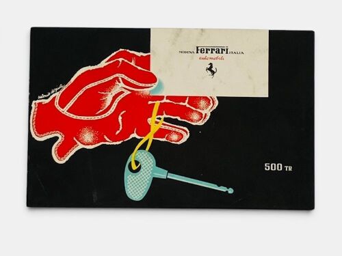 38 · FERRARI: An English 4-page folder for the 1956 500 Testa Rossa sports-racing car