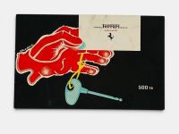 FERRARI: An English 4-page folder for the 1956 500 Testa Rossa sports-racing car