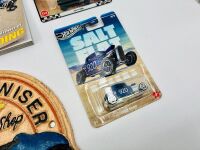 HOT RODS: Two National Hot Rod Show programmes together with a framed poster, an 'Older & Wiser Speed Shop' decorative plaque, two Hot Wheels models and Issue 13 of Hot Rodding International [Location: Sydney] - 5